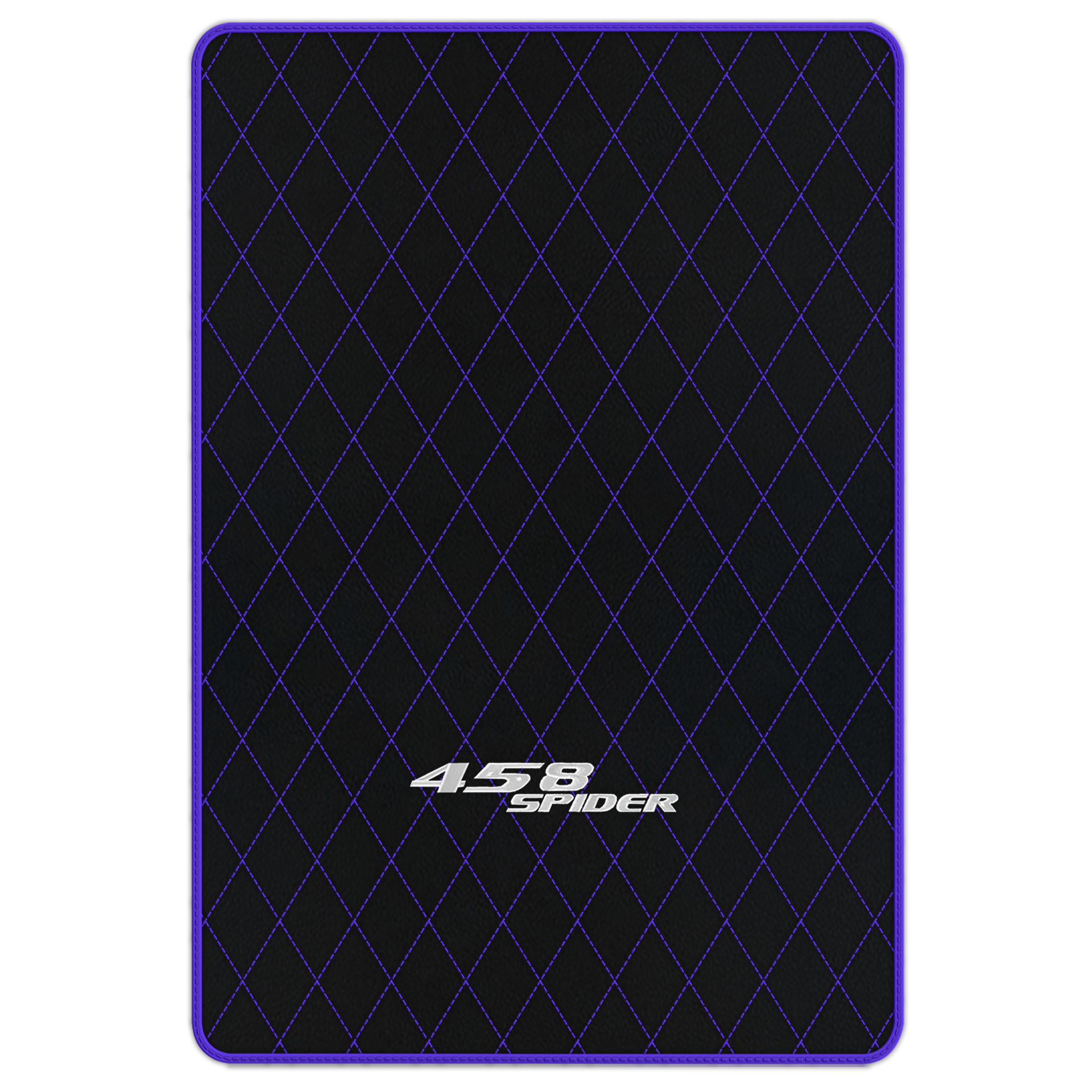 Black Leather Floor Mats for Ferrari 458 Spider (2012-2015) | Custom