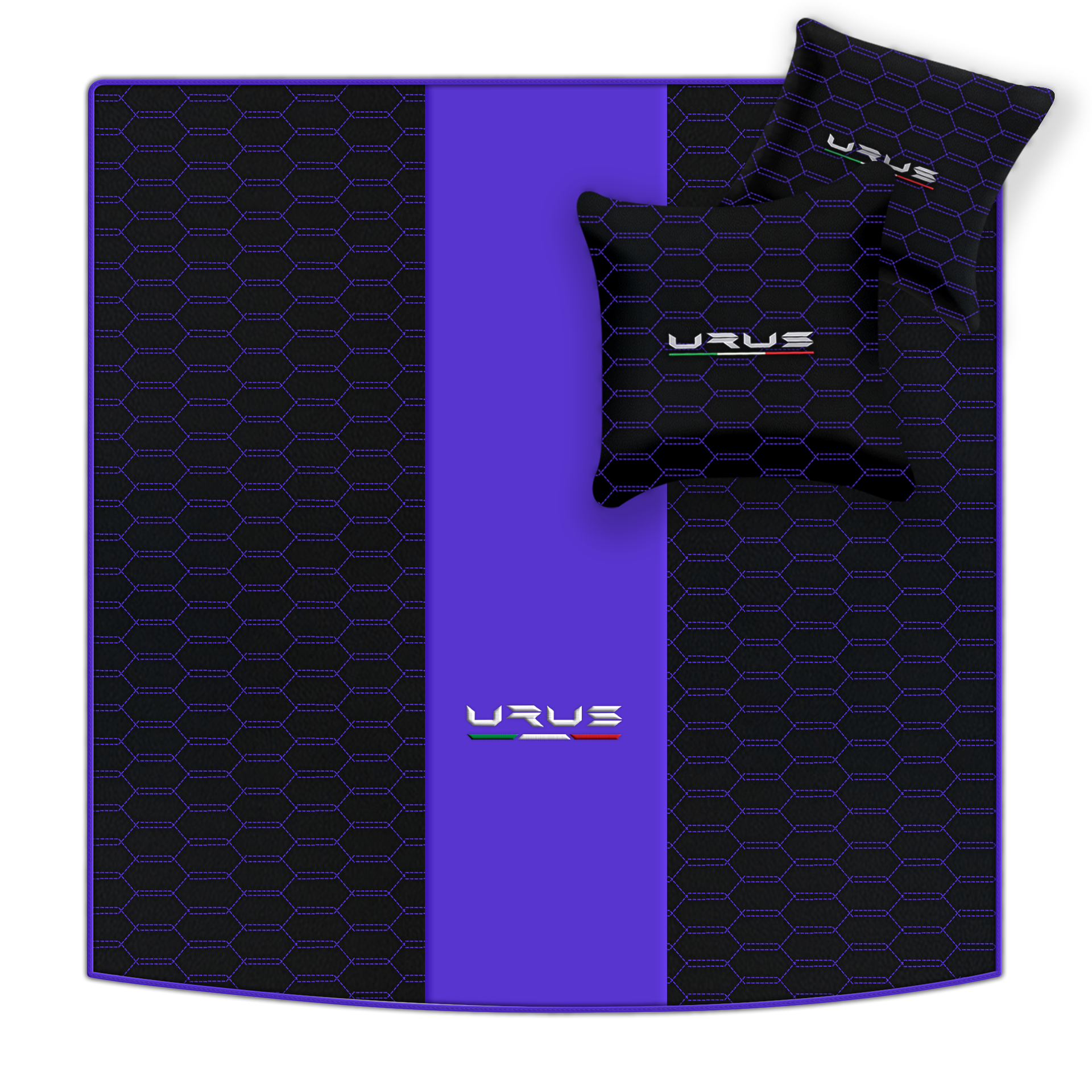 Floor Mats For Lamborghini Urus Black Tailored Yellow Edition - AutoWin.EU