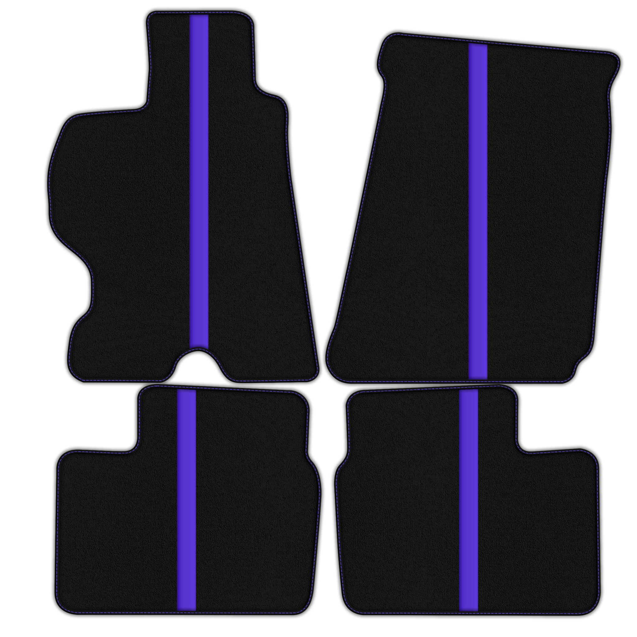 Premium Black Floor Mats for Ferrari F12 Berlinetta (2012-2022)