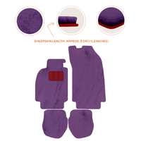 Alfombrillas de piel de oveja para Porsche 911 - 964 (1989-1994) - Longitud de piel de oveja, varias opciones de color
