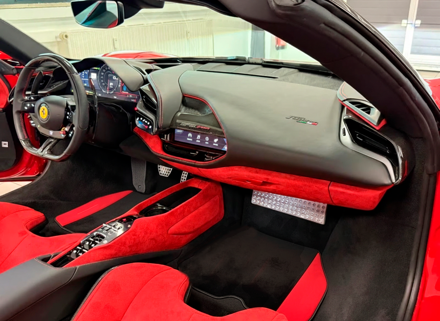 Tapis de voiture noirs pour Ferrari Portofino M (2018-2023)
