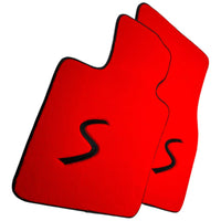 Red Floor Mats for Mini Countryman F60 (2017-2023) - AutoWin