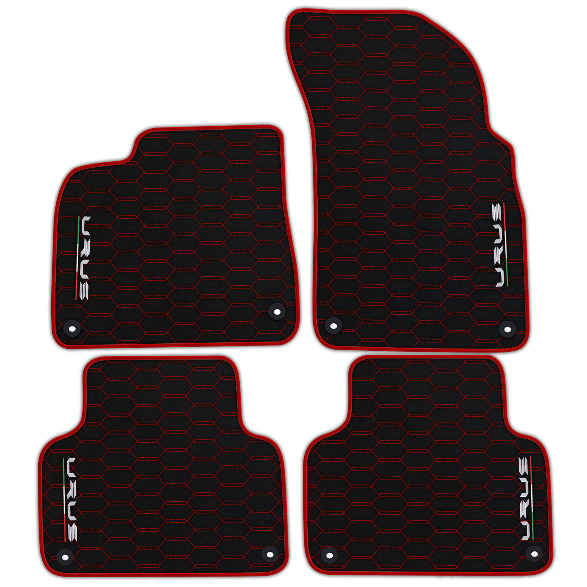 Floor Mats For Lamborghini Urus Black Tailored Yellow Edition - AutoWin.EU