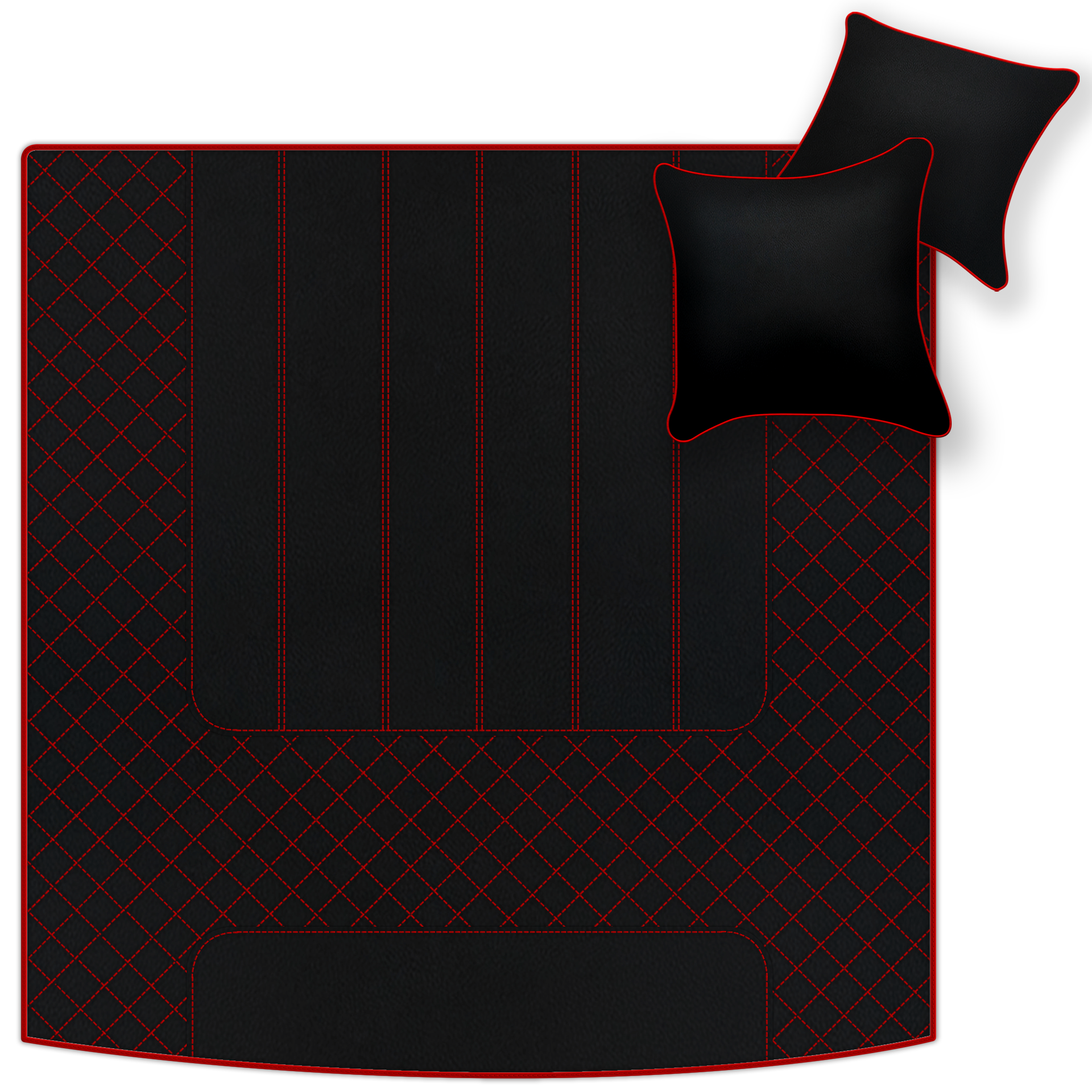 Red Floor Mats For Bentley Arnage Red Label RL (1998-2009) - AutoWin