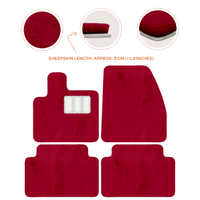 Premium Sheepskin Floor Mats for Range Rover Evoque (2016-2024)