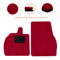 Luxury Sheepskin Floor Mats for Lamborghini Revuelto 2024-2025