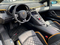 Tappetini per auto in pelle di carbonio per Lamborghini Aventador SVJ Edizione Limitata