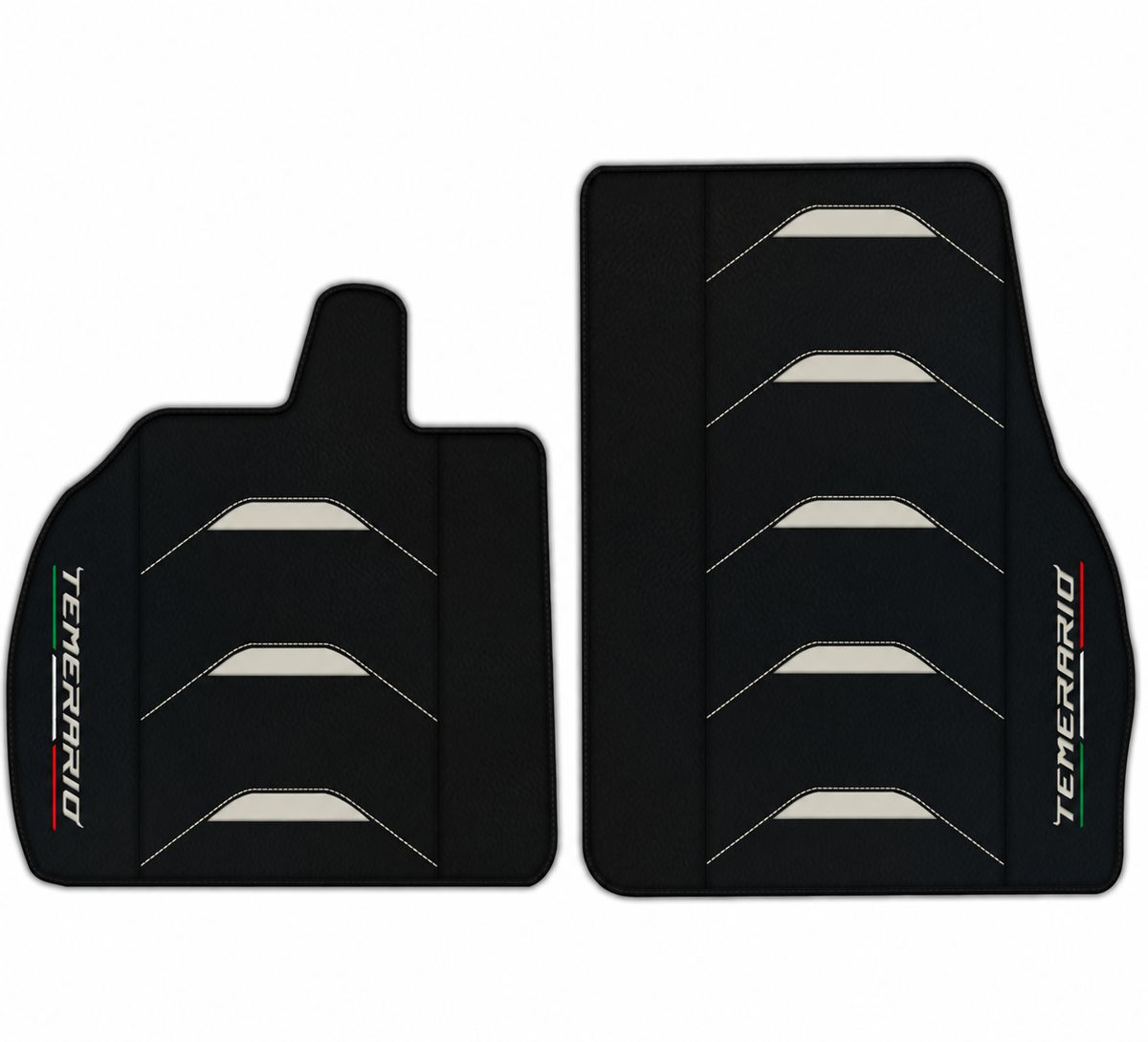 Orange Edition Leather Floor Mats for Lamborghini Temerario (2025-2026)