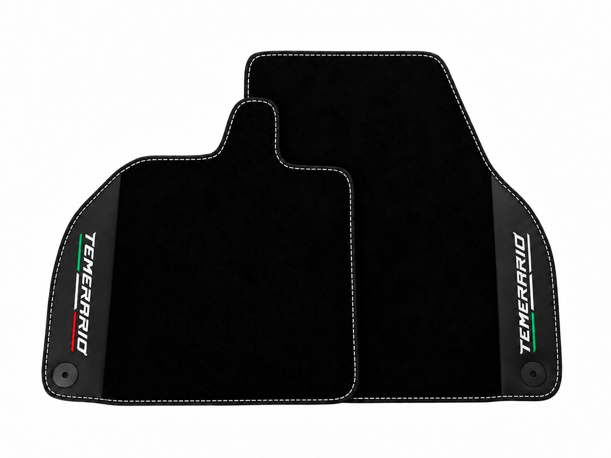 Orange Edition Leather Floor Mats for Lamborghini Temerario (2025-2026)