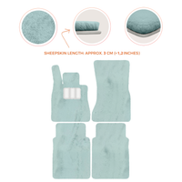 Luxury Sheepskin Floor Mats for Mercedes-Benz G-Class W463 (2018-2023)