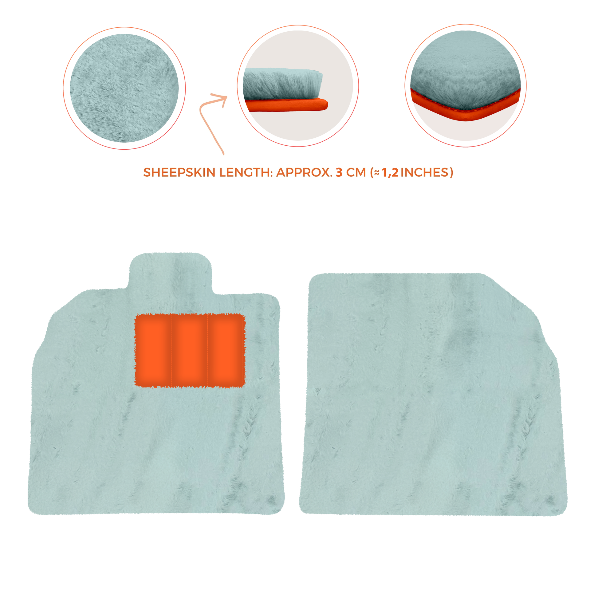 Tappetini per auto neri personalizzabili per Lamborghini - AutoWin.EU