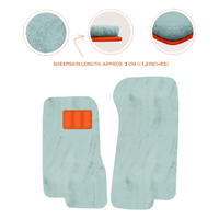 Luxury Sheepskin Floor Mats for Aston Martin V8 Coupe Special Volante (96-03)