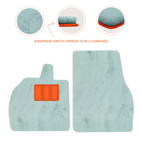 Luxury Sheepskin Floor Mats for Lamborghini Revuelto 2024-2025