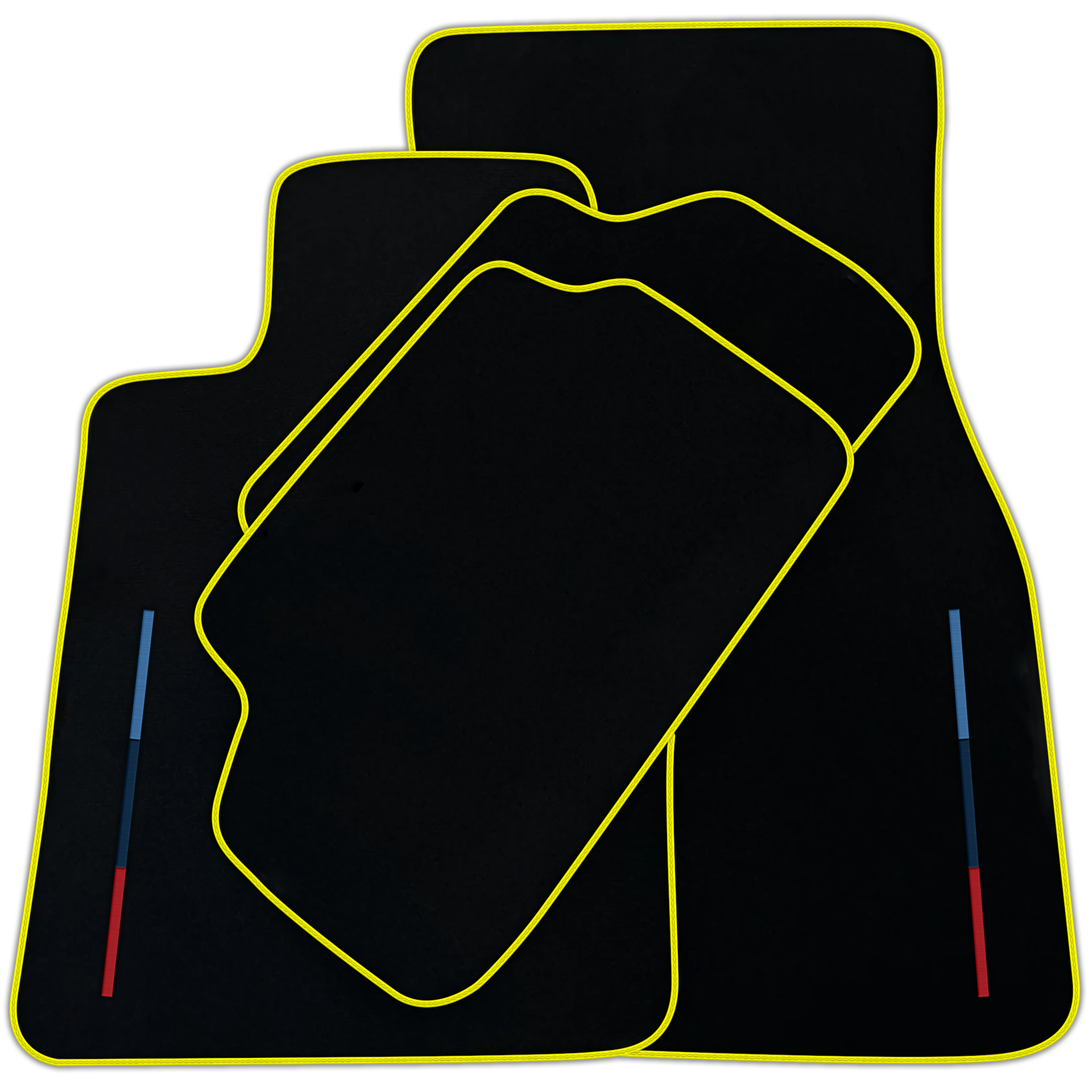 Black Floor Mats for BMW i8 Series l12 I15 | Various Trim Colors