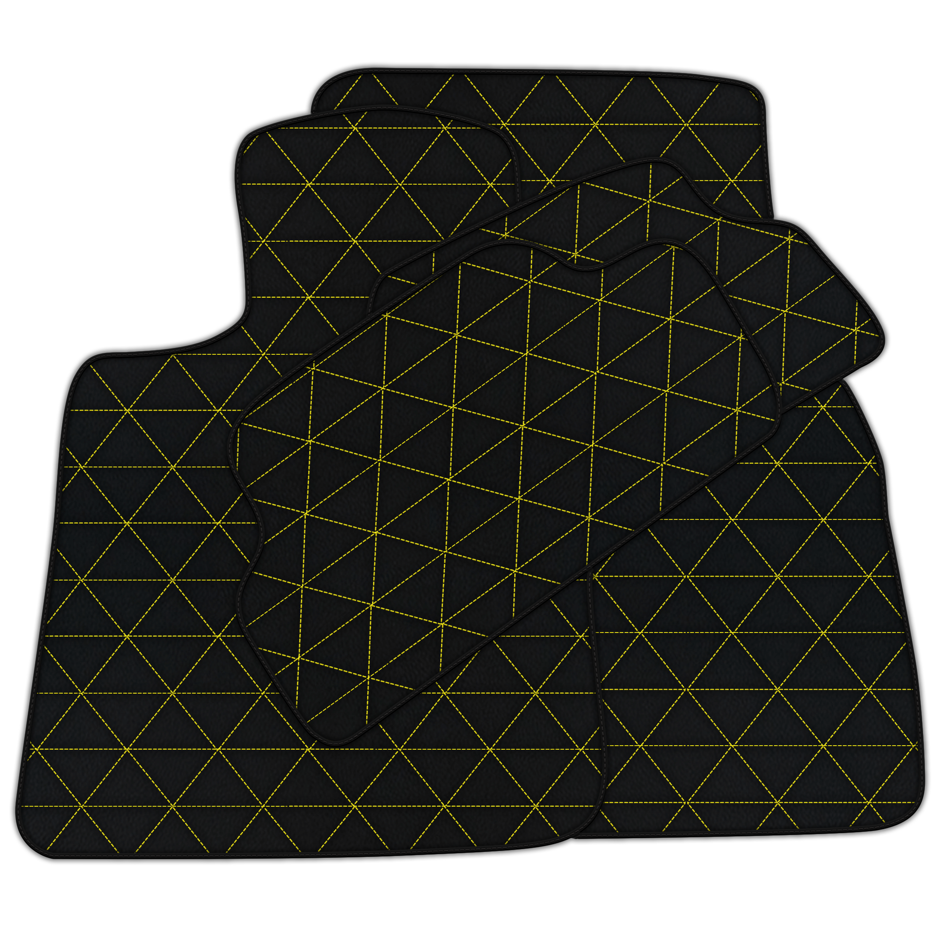 Customizable Leather Floor Mats for Mini Cabrio R52 (2004-2009)