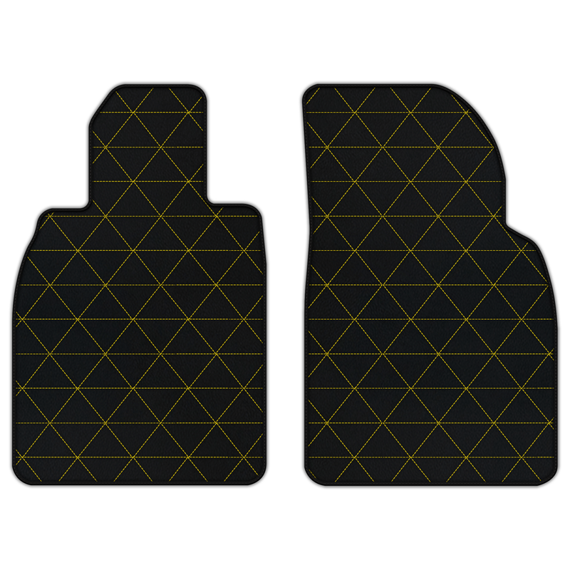 Customizable Leather Floor Mats with Triangle Pattern for Porsche 911 GT3 (991) 2013–2019