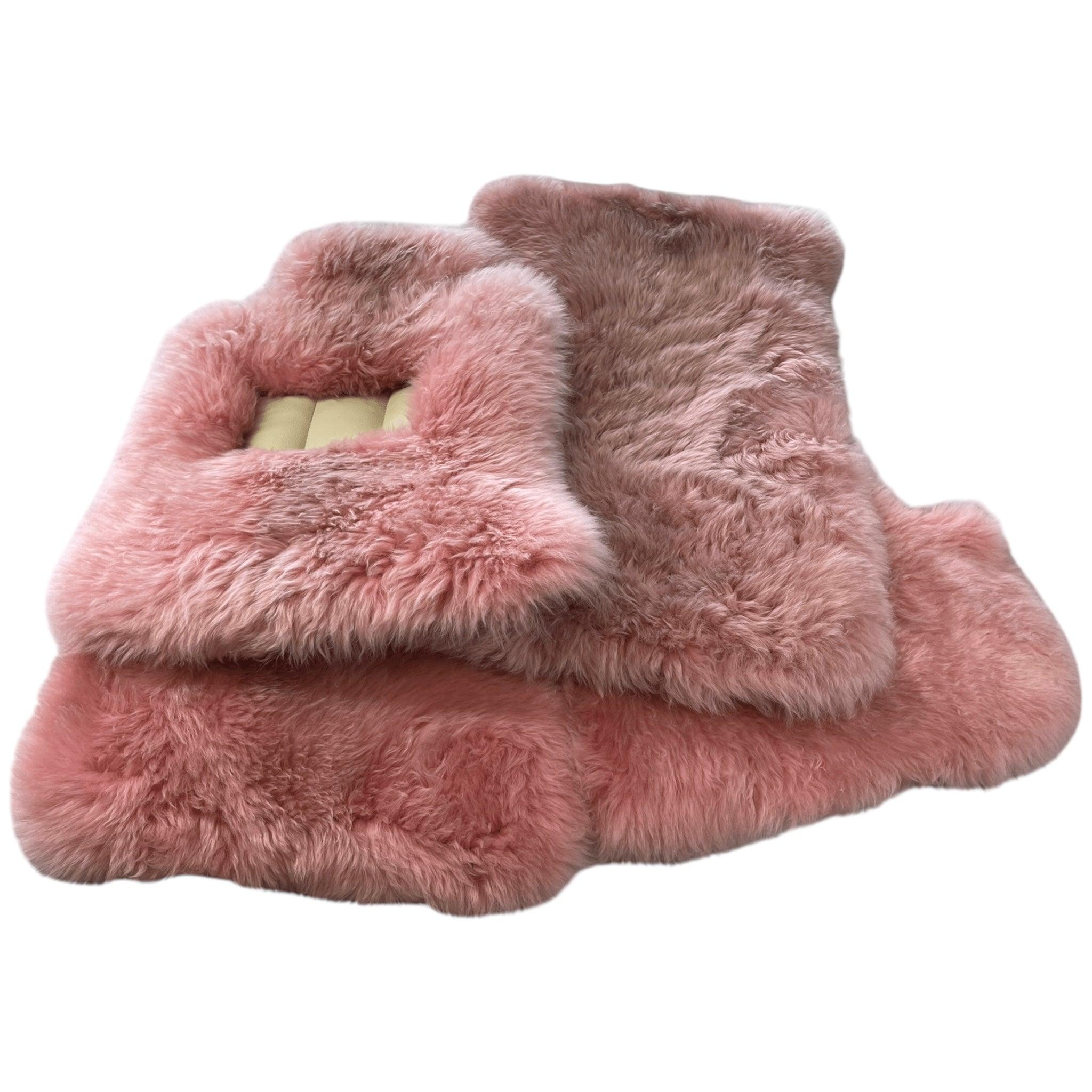 Various Colors of Sheepskin Floor Mats Tailored for the Aston Martin DB9 (2004-2016) - AutoWin