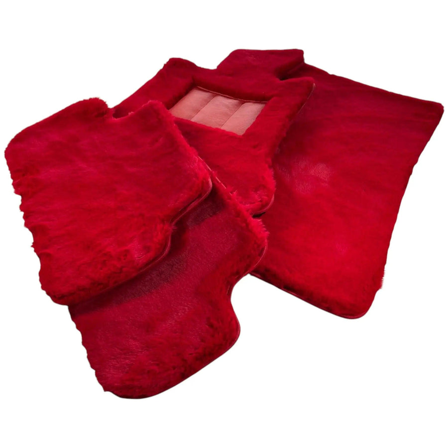 Various Colors of Sheepskin Floor Mats Tailored for the Chrysler 300C (2004-2011) - AutoWin