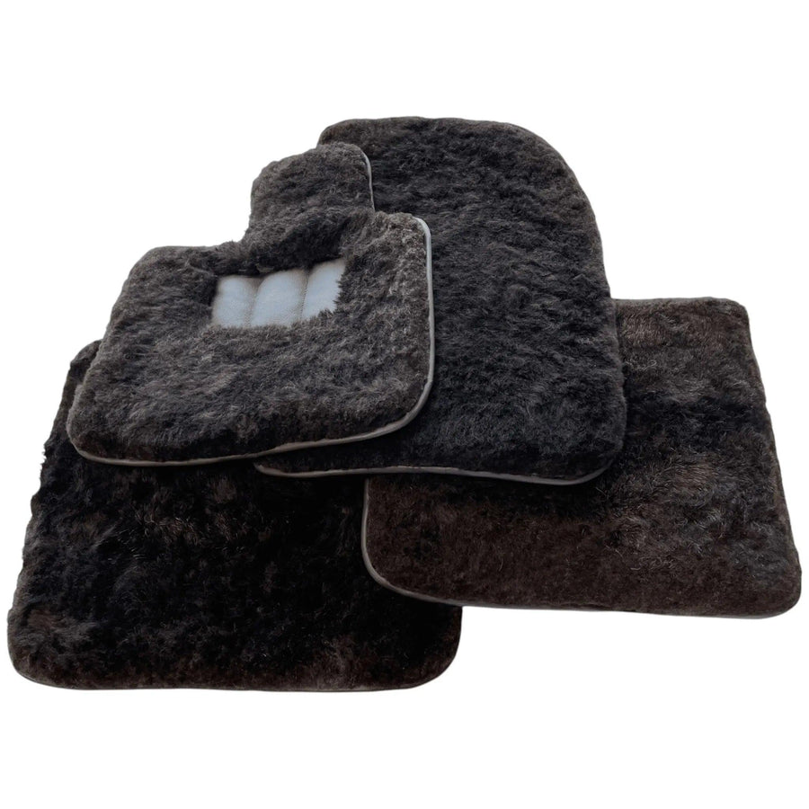 Various Colors of Sheepskin Floor Mats Tailored for the Lexus LX 470 (1998-2006) - AutoWin
