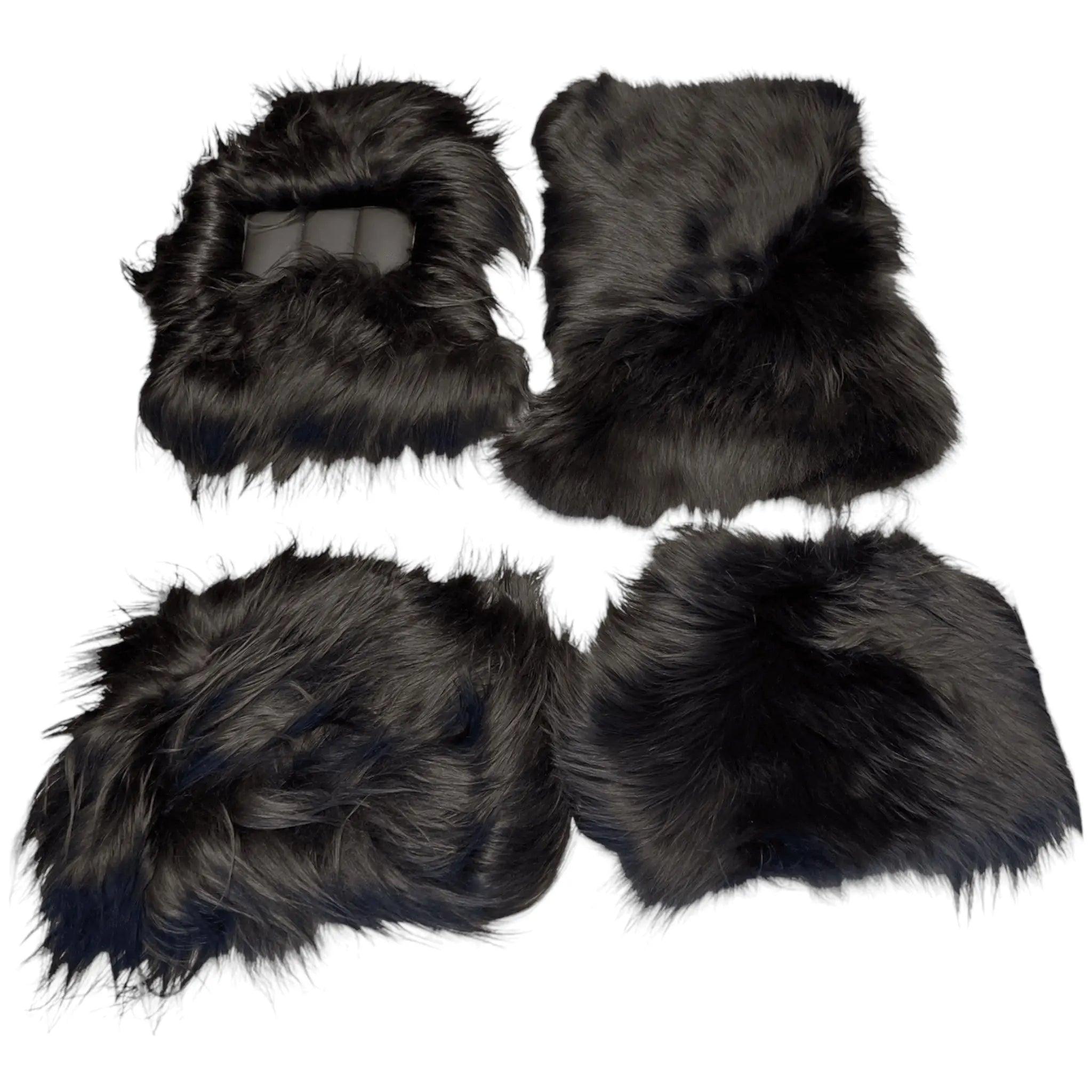 Various Colors of Sheepskin Floor Mats Tailored for the Lexus RZ (2023-2024) - AutoWin