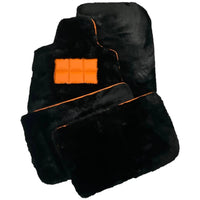 Various Colors of Sheepskin Floor Mats Tailored for the Lexus RZ (2023-2024) - AutoWin
