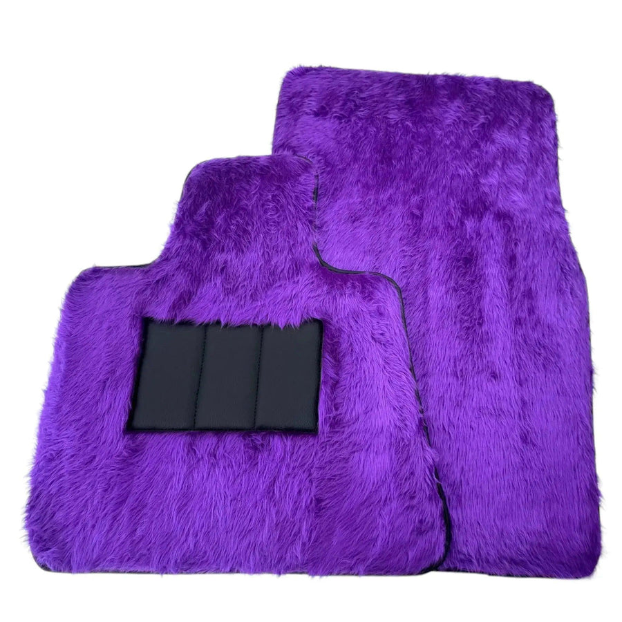 Violet Sheepskin Floor Mats for Rolls-Royce Ghost Series II (2021-2024) - AutoWin