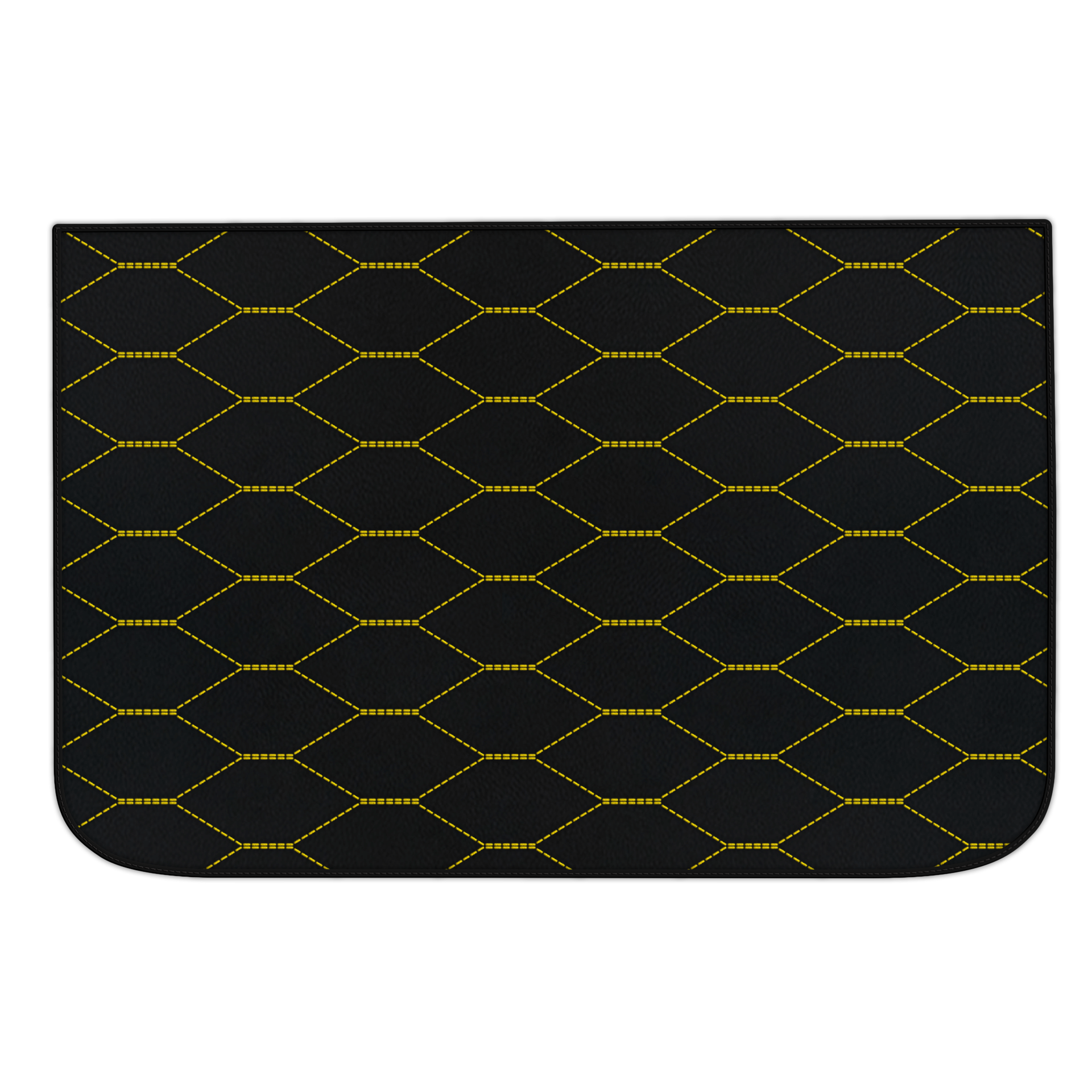 Custom Leather Trunk Mats for Ferrari Portofino | Viper Hex Pattern