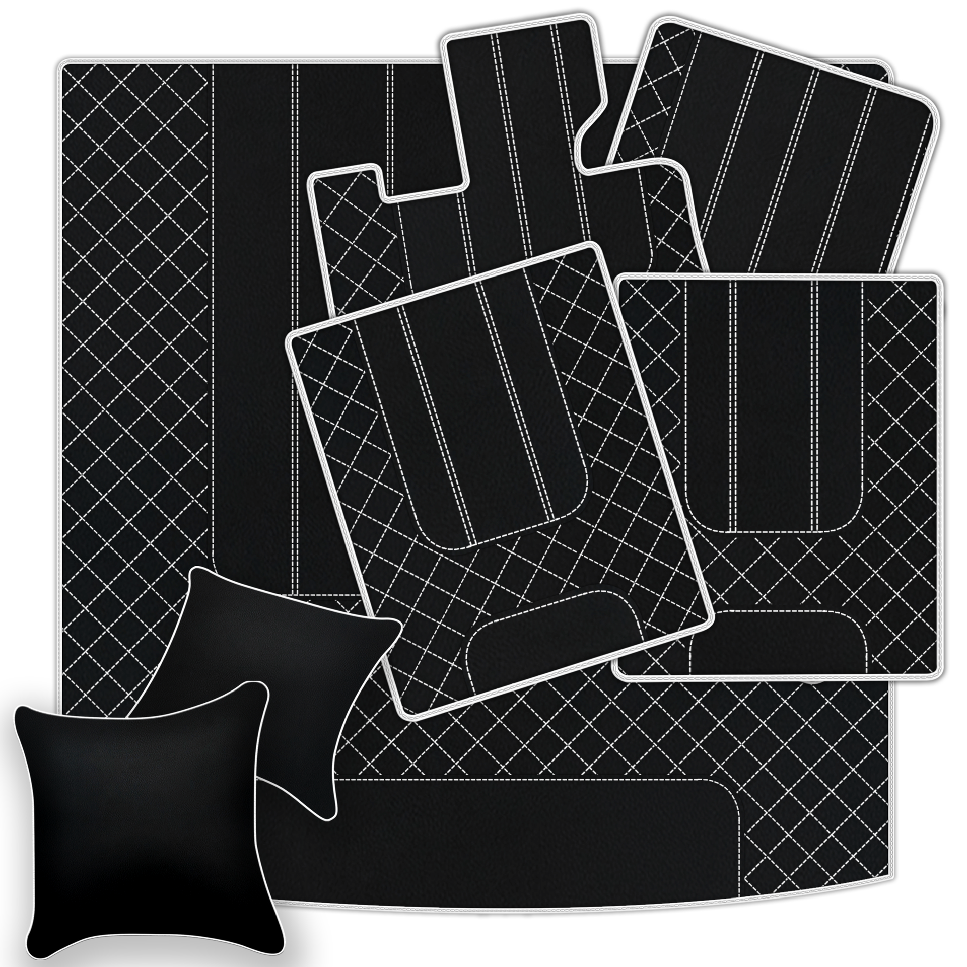 Red Floor Mats For Bentley Arnage Red Label RL (1998-2009) - AutoWin