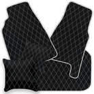Premium Black Leather Floor Mats for Ferrari 458 Italia (2009-2015)