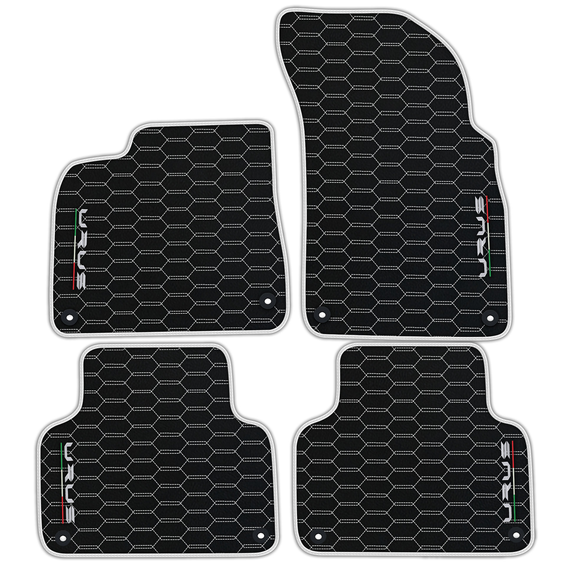 Floor Mats For Lamborghini Urus Black Tailored Yellow Edition - AutoWin.EU