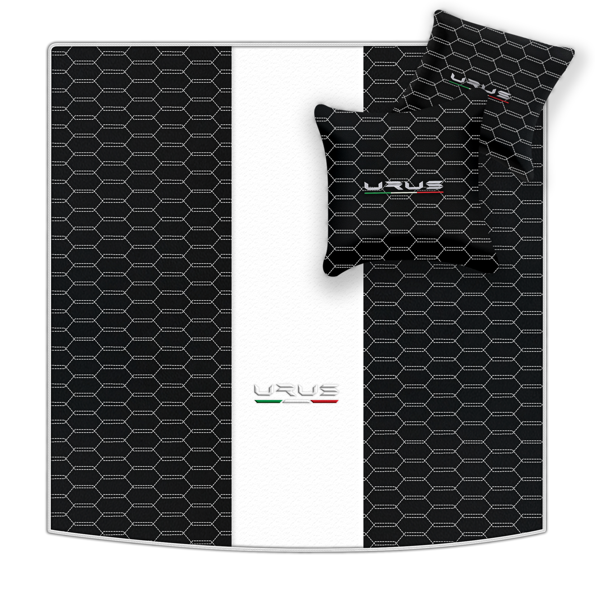 Floor Mats For Lamborghini Urus Black Tailored Yellow Edition - AutoWin.EU