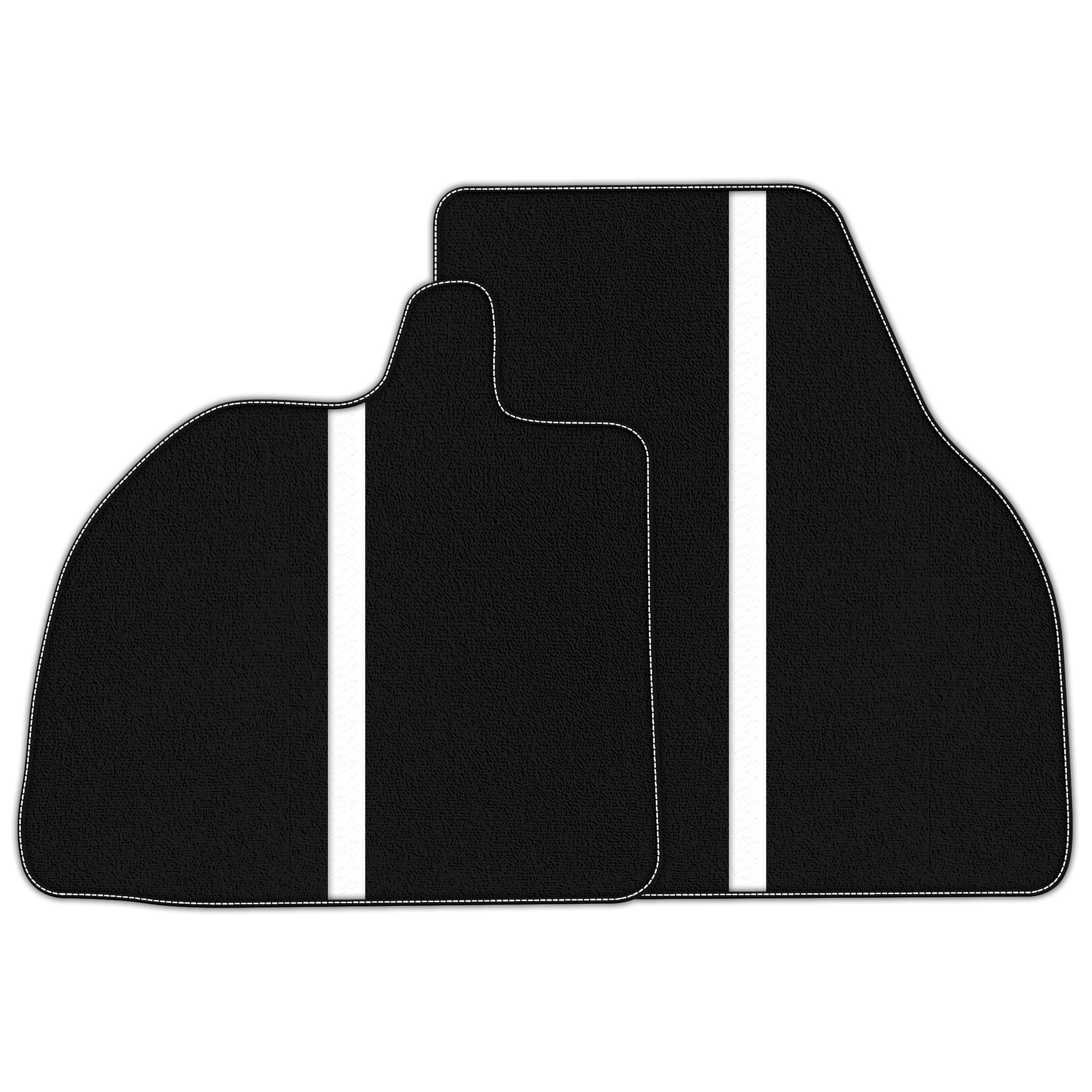 Premium High-Quality Black Floor Mats for 1984-1996 Ferrari Testarossa