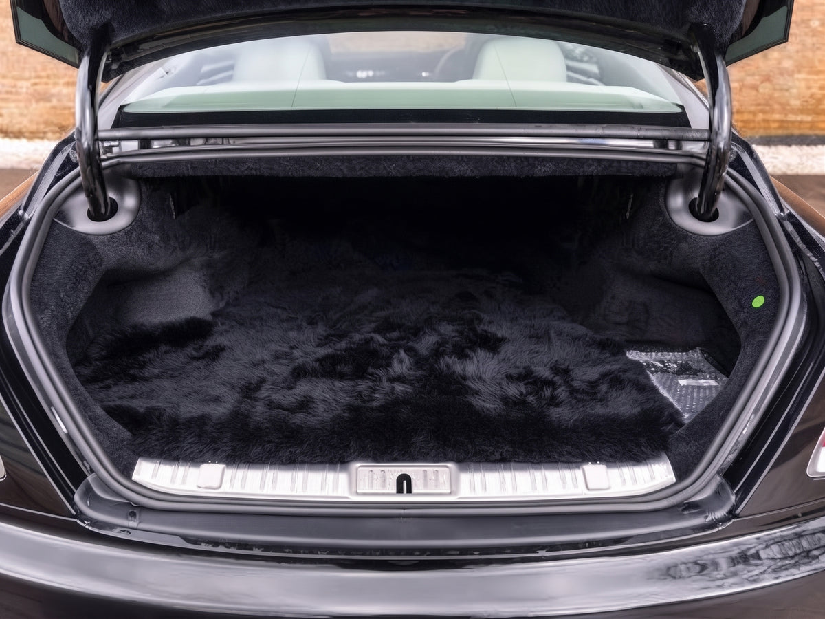 Tappetini in pelle nera per Rolls Royce Wraith (2013–2023) A1 Design | Opzione set completo