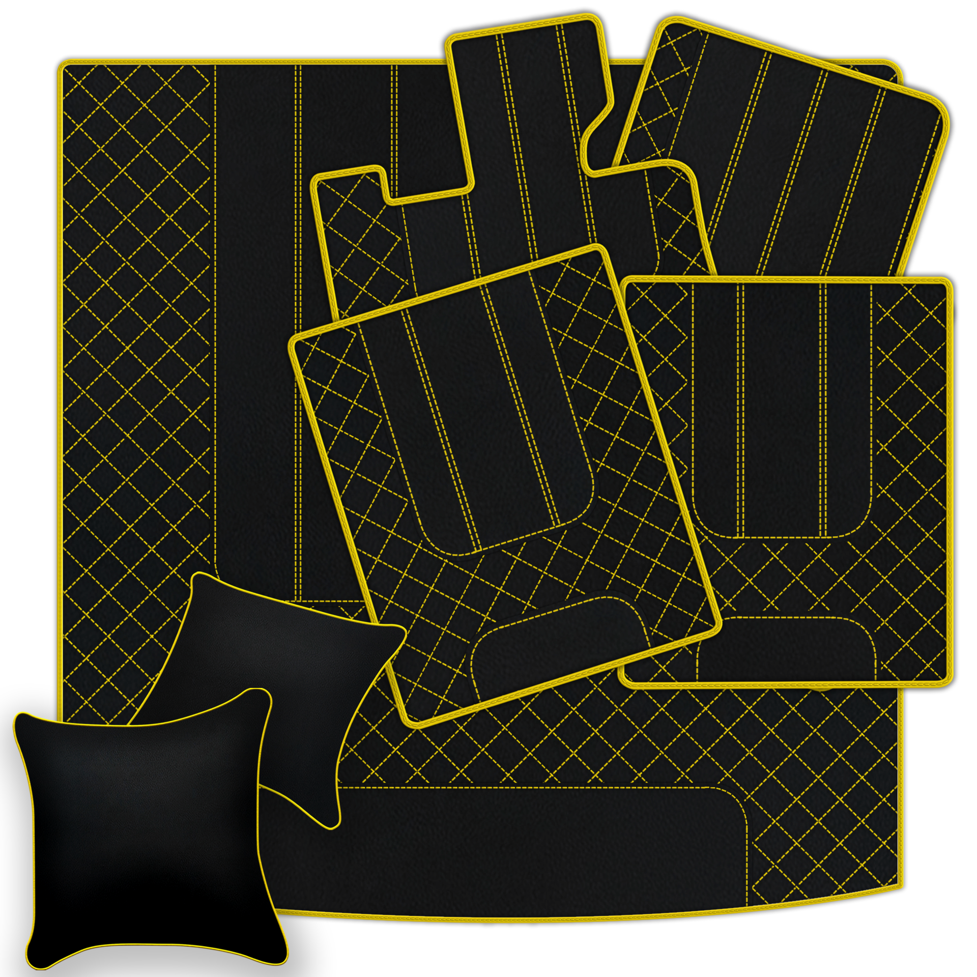 Red Floor Mats For Bentley Arnage Red Label RL (1998-2009) - AutoWin