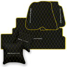 Premium Black Leather Floor Mats for Ferrari F12 (2012-2022)