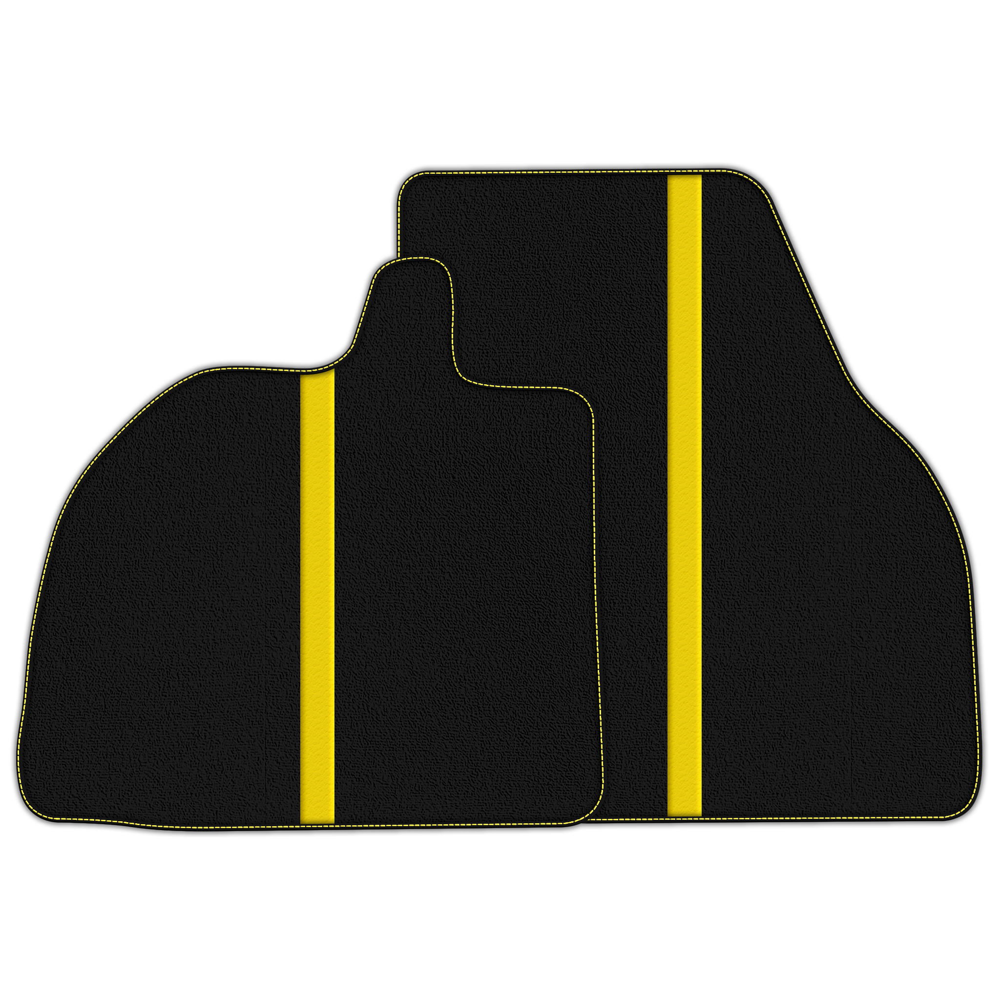 Premium High-Quality Black Floor Mats for 1984-1996 Ferrari Testarossa
