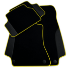 Customizable Black Floor Mats For Mercedes Benz C-Class W202 Sedan (1993-2000)