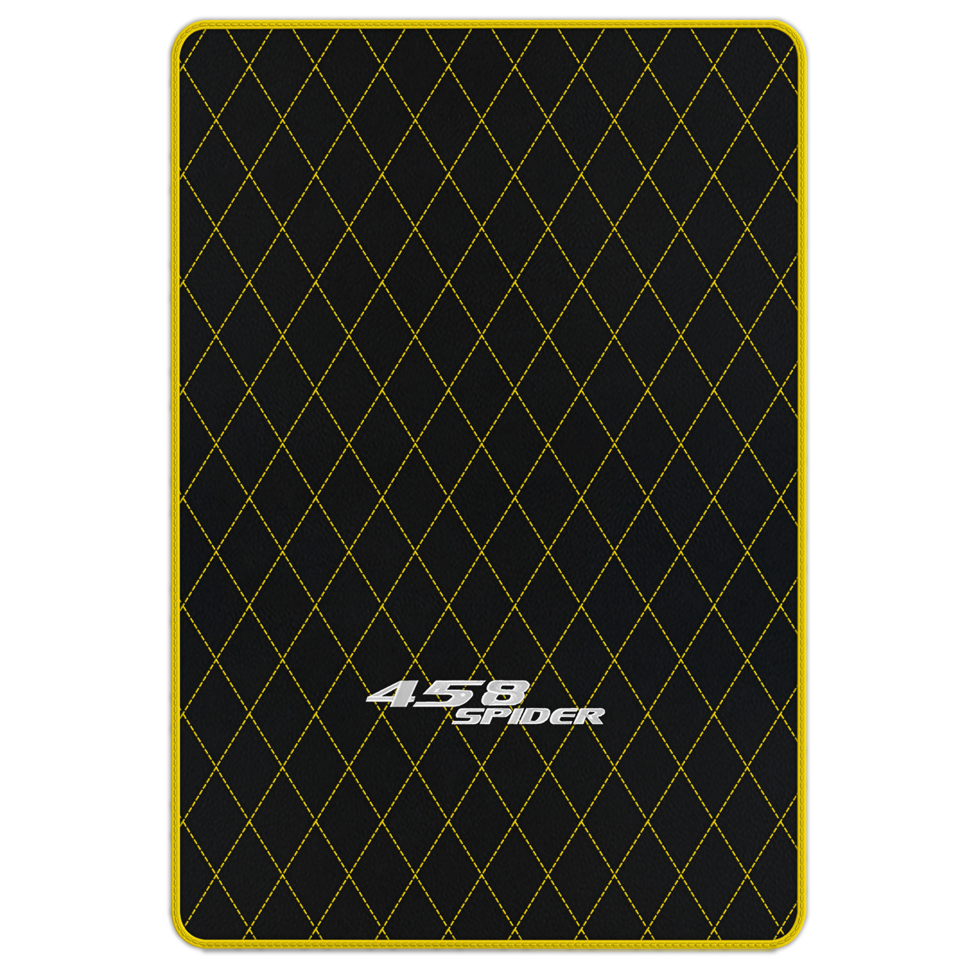 Black Leather Floor Mats for Ferrari 458 Spider (2012-2015) | Custom