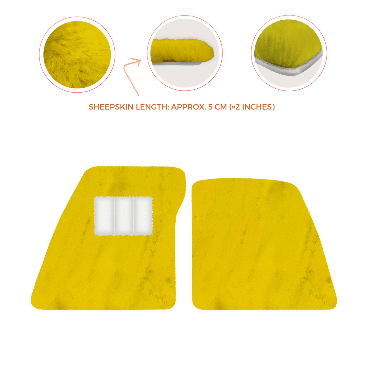 Premium Sheepskin Floor Mats for Ferrari 296 GTS (2022-2025)