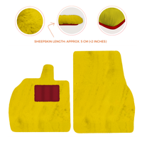 Luxury Sheepskin Floor Mats for Lamborghini Revuelto 2024-2025