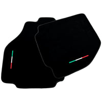 Alcantara Black Floor Mats For Ferrari 488 Pista Spider (2019-2021) Italian Edition