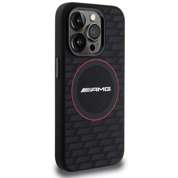 AMG Silicone Carbon Pattern MagSafe Hardcase for iPhone 15 Pro Max 6.7" - AutoWin