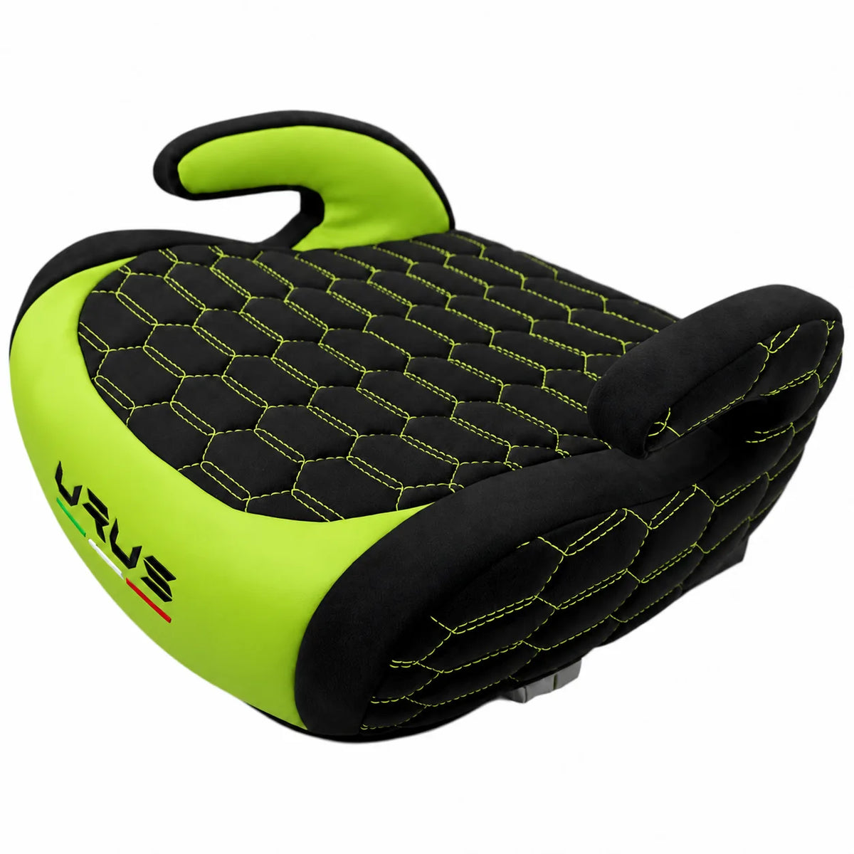 Backless Car Seat for Kids with Orange Leather | Lamborghini Urus