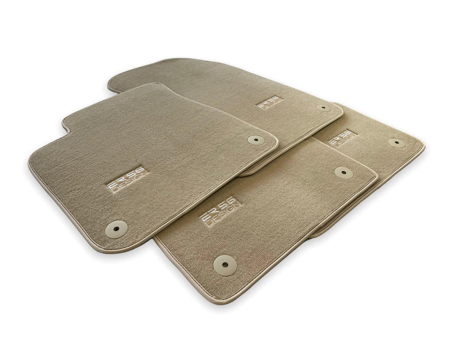 Beige Floor Mats for Audi A8 D5 Long (2017-2023) | ER56 Design - AutoWin