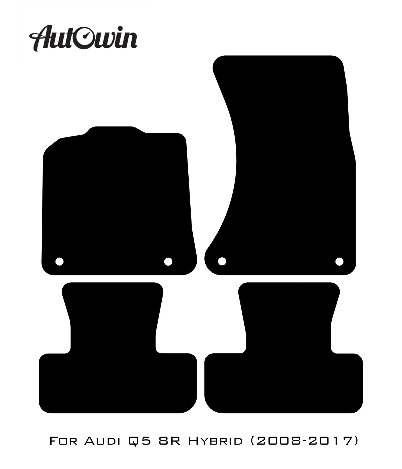 Beige Floor Mats for Audi Q5 8R Hybrid (2008-2017) | ER56 Design - AutoWin