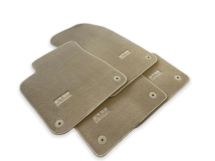 Beige Floor Mats for Audi Q8 (2018-2023) | ER56 Design - AutoWin