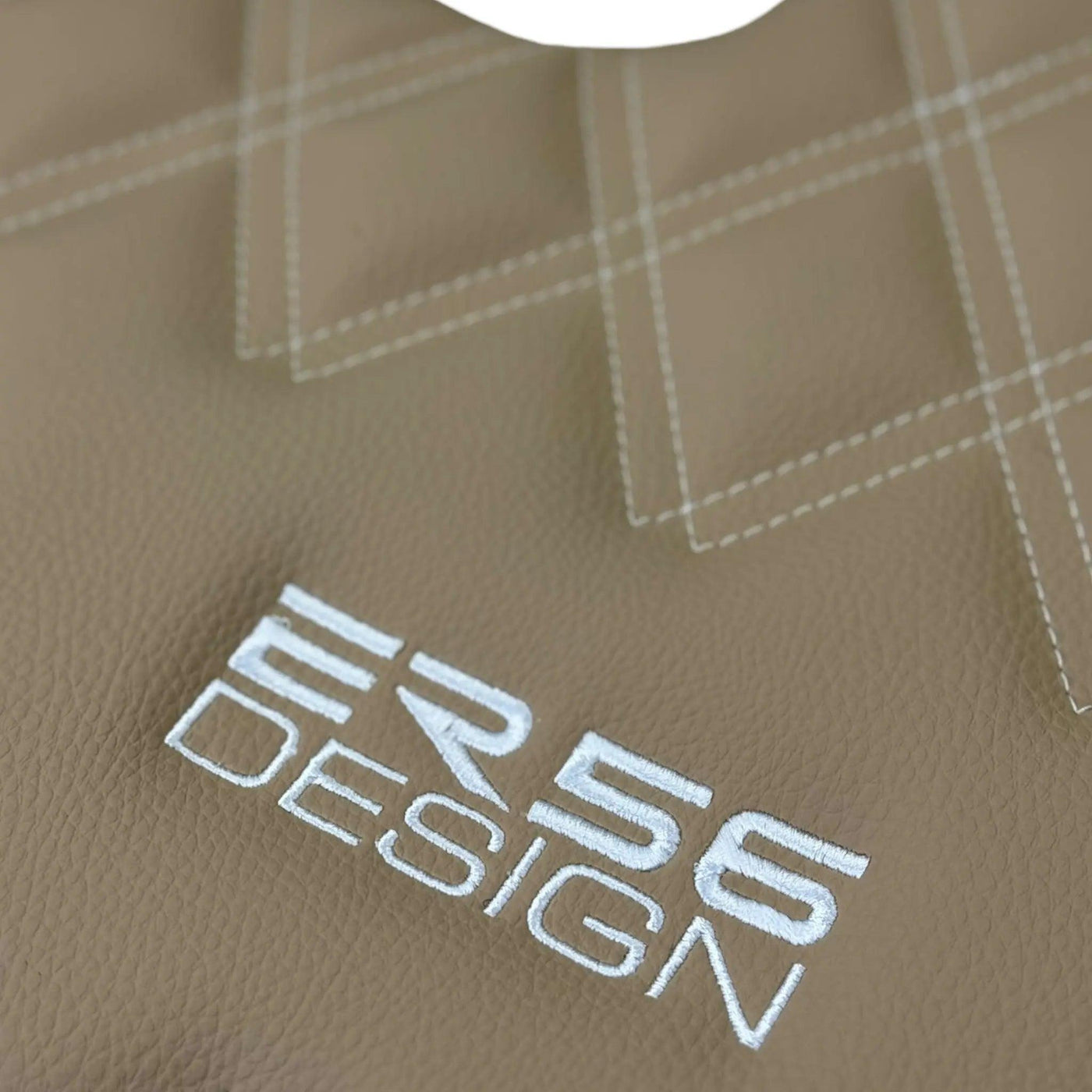 Beige Floor Mats for Bentley Continental GT (2018–2023) with Leather | ER56 Design - AutoWin