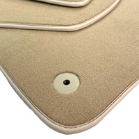 Beige Floor Mats For Bentley Continental GTC Convertible (2018–2023) - AutoWin