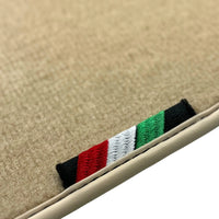 Beige Floor Mats for Ferrari 458 Spider (2012-2015) | Italian Edition