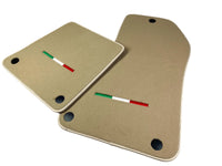 Beige Floor Mats For Ferrari 599 Coupe 2006-2012 Italian Edition - AutoWin